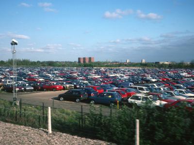 View of 13-storey blocks on Birchway Estate