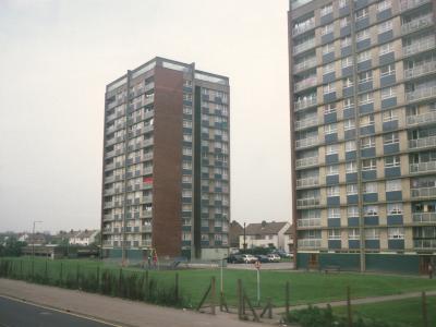 View of New Plymouth House and Napier House