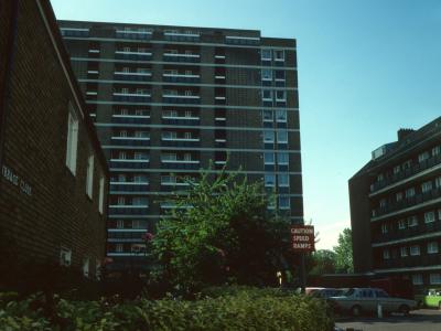 View of Nashe House from Burbage Close