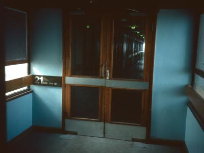 21st floor deck from lift