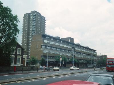 View of Witcombe Point and Lambrook House from Peckham High Street