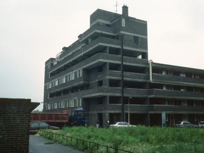 View of 7-storey block from Kinglake Street