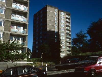 View of Rye Hill Park blocks