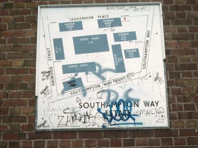 Map of Southampton Way Estate