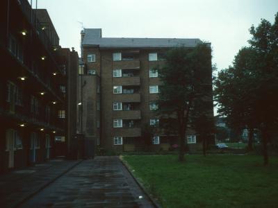 View of Eugene Cotter House from Beckway Street