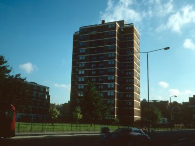 View of 1-52 Redman House from Borough High Street