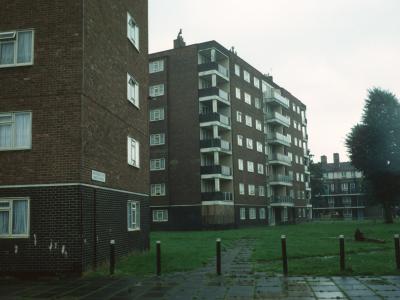 View of Hartley House in foreground and Dartford House in background