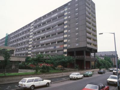 View of 14-storey blocks in Aylesbury Estate
