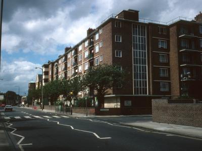View of Hooke House from corner of Thoydon Road and Grove Road