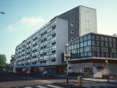 View of Mayfield House from Cambridge Heath Road