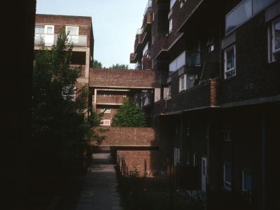 View of 8-storey blocks in development