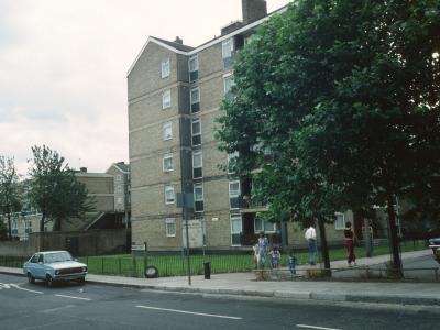 View of Briggs House from Gosset Street