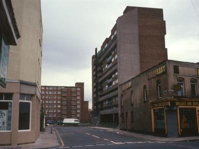 View of Siege House from Nelson Street with Kerry House in background