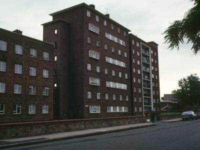 View of Harriot House from Jamaica Street