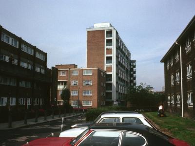 View of Wentworth Mews development from Eric Street