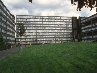 View of 10- and 7-storey blocks