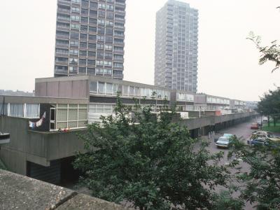 View of two blocks on Crossways Estate