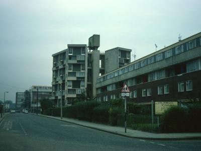View of Trevelyan House looking North from Morpeth Street