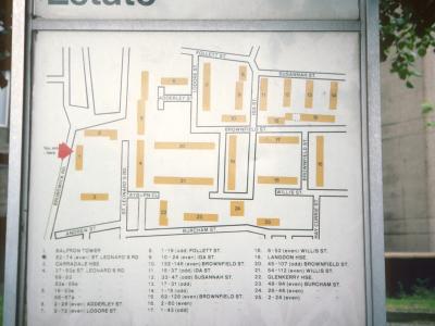 Map of Brownfield Estate