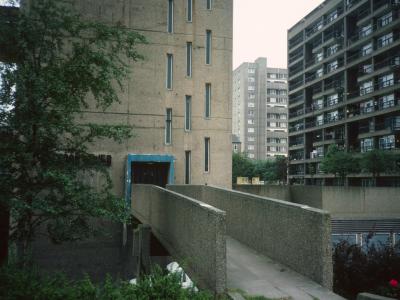 Glenkerry House in background with North side of Balfron Tower and Carradale House in foreground