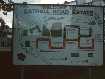 Map of Cathall Road Estate