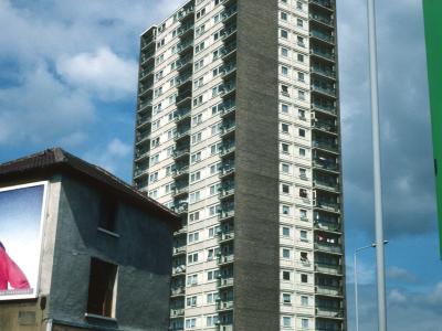 View of Northwood Tower from Marlowe Street
