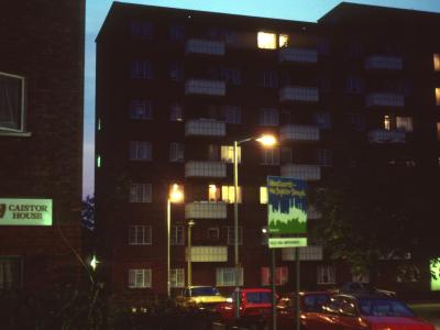 View of Rokeby House from courtyard within Rinaldo Street development