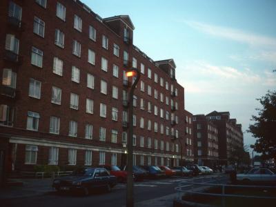 View of 7-storey blocks on Wendelsworth Estate