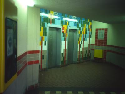 9th story lift hall in Pennethorne House