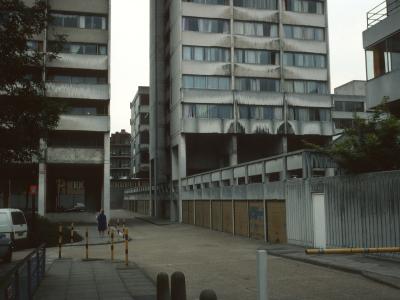 View of lower storeys of Luxborough Tower