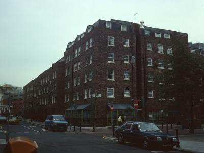 View of Carburton House from corner of Great Titchfield Street and Carburton Street