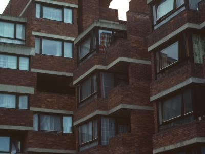 View of block on Lillington Street Estate
