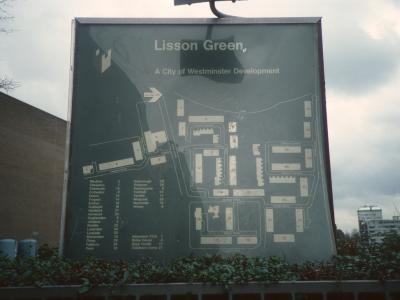 Map of Lisson Green development