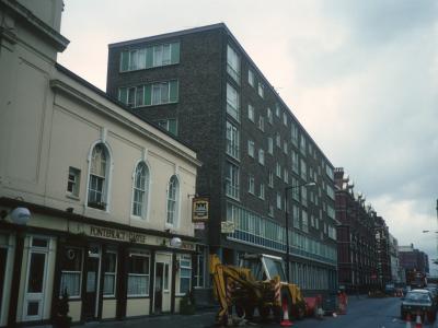 View of 6-storey block on Chapel Street