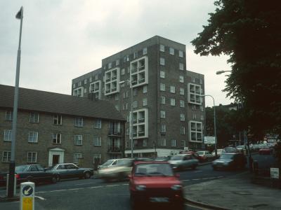 View of Farjeon House from Alexandra Road