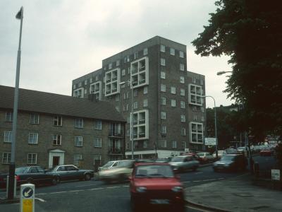 View of Farjeon House from Alexandra Road