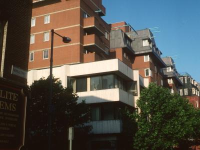 View of Vesage Court from Hatton Garden
