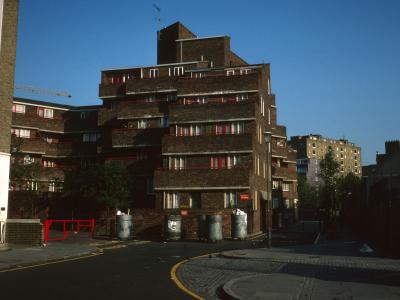 View of George Mews from North Gower Street