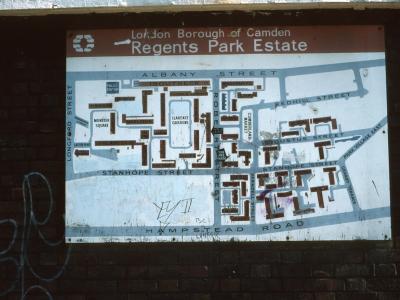 Map of Regents Park Estate