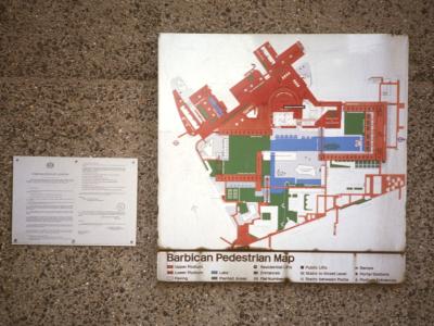 Map of Barbican Estate