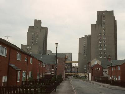 View of blocks on Woodlands estate