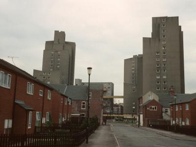 View of blocks on Woodlands estate