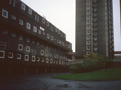 View of 20-storey block and Morven