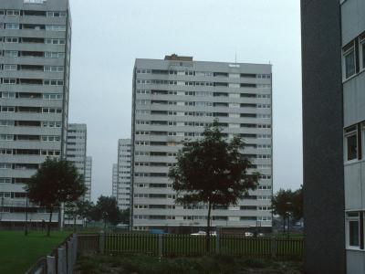 View of 16-storey blocks in Castle Vale