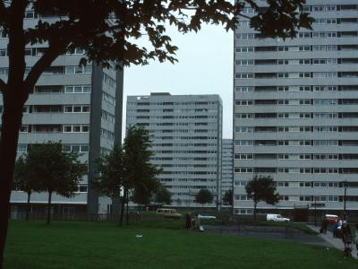 View of 16-storey blocks