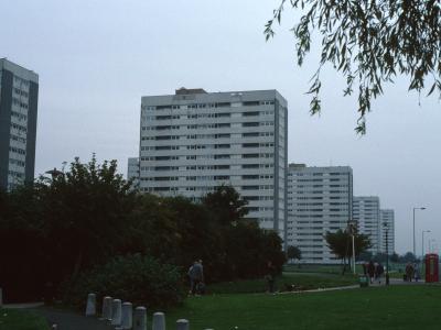 View of 16-storey blocks
