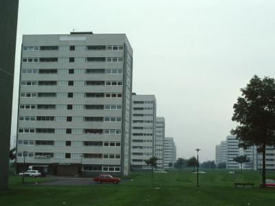 View of 11-storey blocks on Farnborough Road
