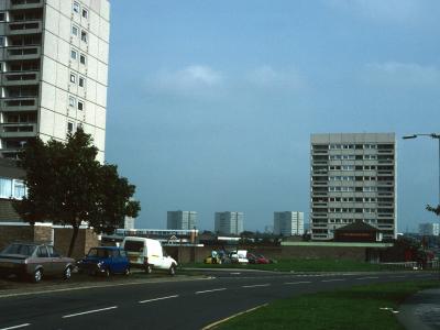 View of 11-storey blocks on Bosworth Drive