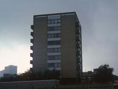 View of 9-storey block on Browning Street