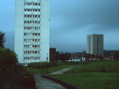 View of Camden Street block in background with Salisbury Tower in foreground